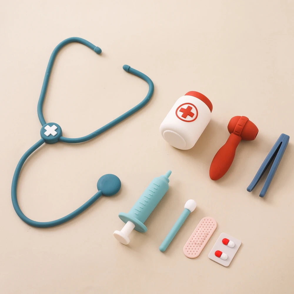Siliconen Dokters Speelset met Stethoscoop voor Kinderen