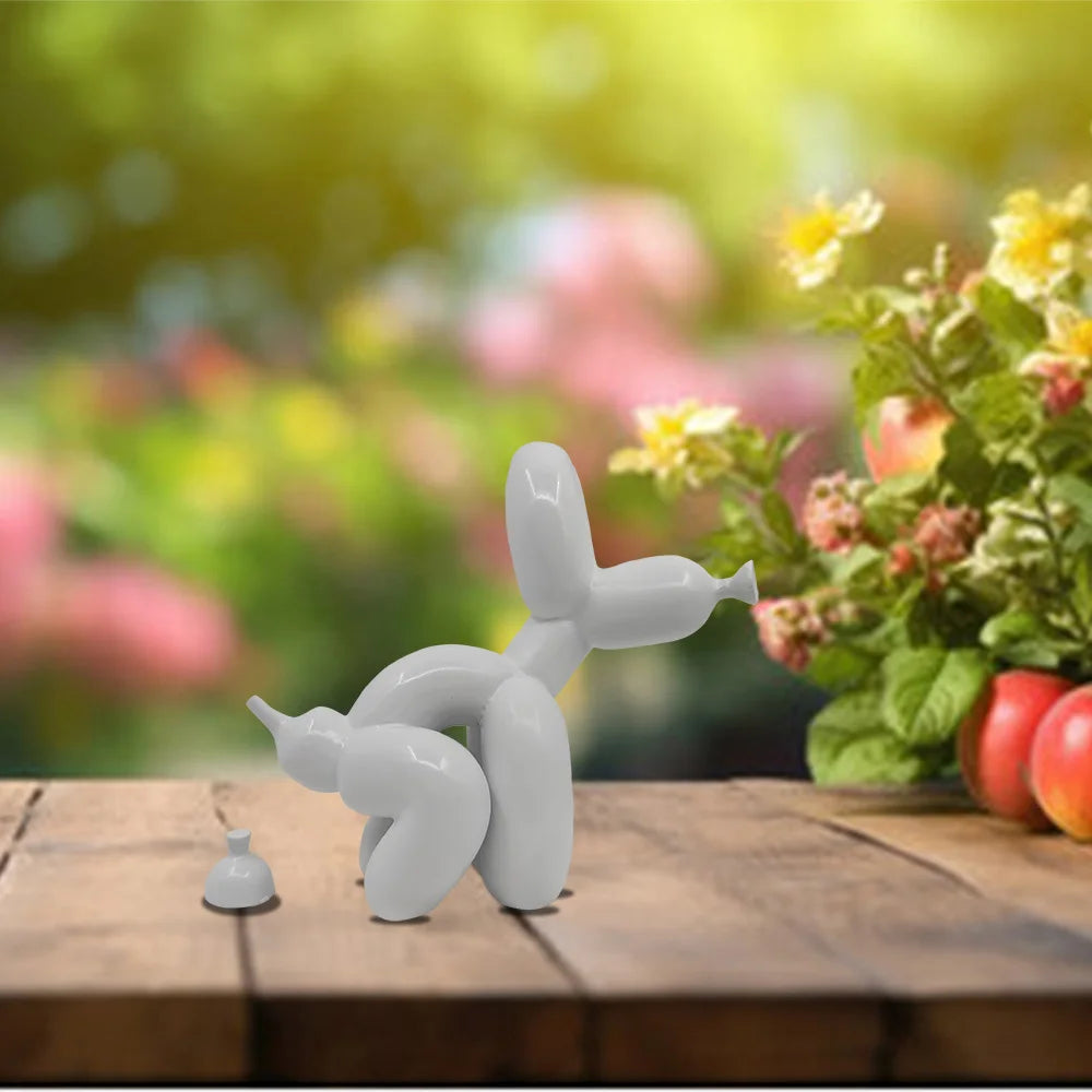 Hond beeldje poepend | Grappige decoratie
