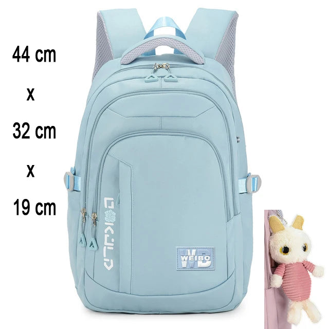 Roze Schooltas Rugzak voor Meisjes en Tieners