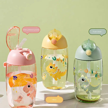Dinosaurus Drinkbeker met Rietje voor Kinderen - 500ml