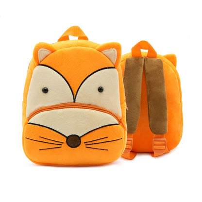 Leuke Pluchen Kinderrugzak met Dierenprint (4-6 Jaar)