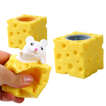Knijpspeeltje Kaas met Muis voor Stressvermindering