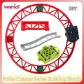 Bouwblokken Achtbaan Rails en Chassis Onderdelen (Compatibel met Lego)