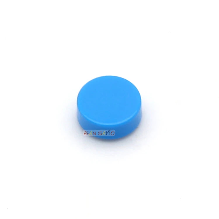 100 Ronde Bouwtegel Steentjes 1x1 | Compatibel met Lego