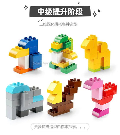 Grote en Kleine Bouwblokken Set – Compatibel met Duplo