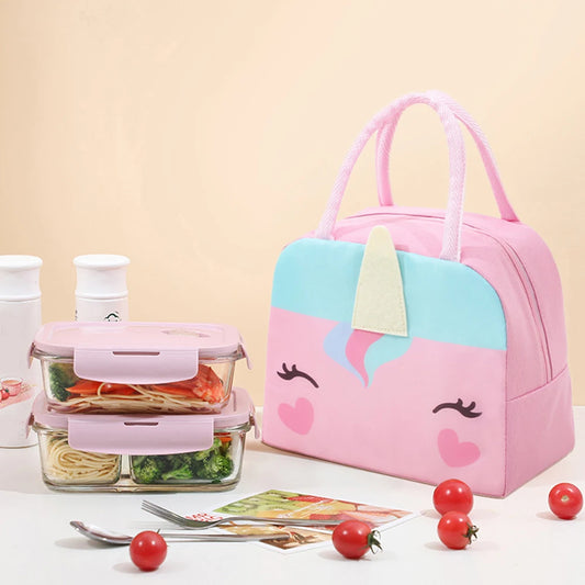 Geïsoleerde Lunchtas voor Kinderen met Leuke Cartoon Print
