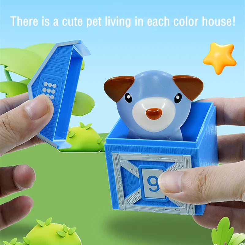 Boerderij Speelset met Telhuisjes en Vingerpoppetjes
