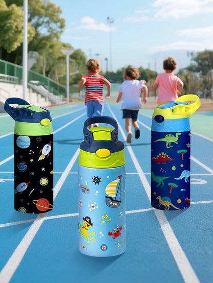 Thermosbeker RVS met Dierenprint en Handvat - 350ml
