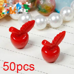 50pcs red apple