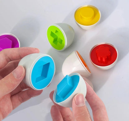 Slimme Eieren voor Peuters | Montessori Vormen en Kleuren Sorteerspel