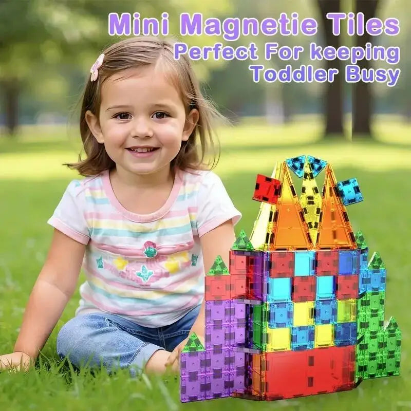 Magnetische diamant bouwblokken set