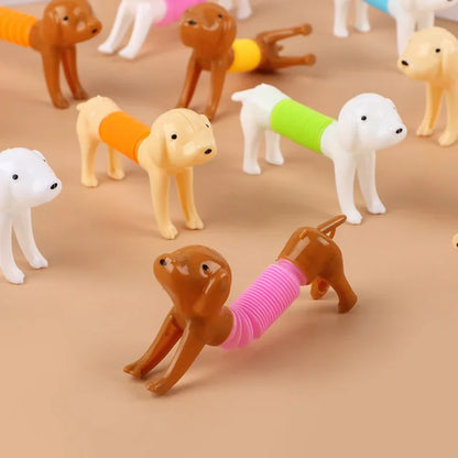 Set van 10 Rekbare en Uitschuifbare Pop Tubes Zintuiglijk Speelgoed