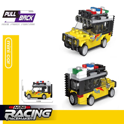 Bouwblokjes Optrek Voertuigen | Diverse Modellen LEGO®-compatibel