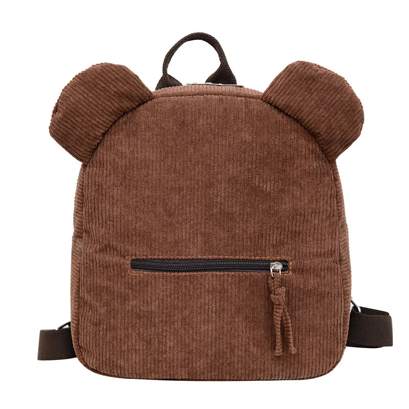 Zachte Fleece Rugzak met Berenoren voor Kinderen