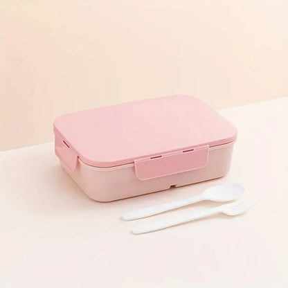 Lekvrije Plastic Lunchbox met Flip-Top – 1200ml – Magnetronbestendig