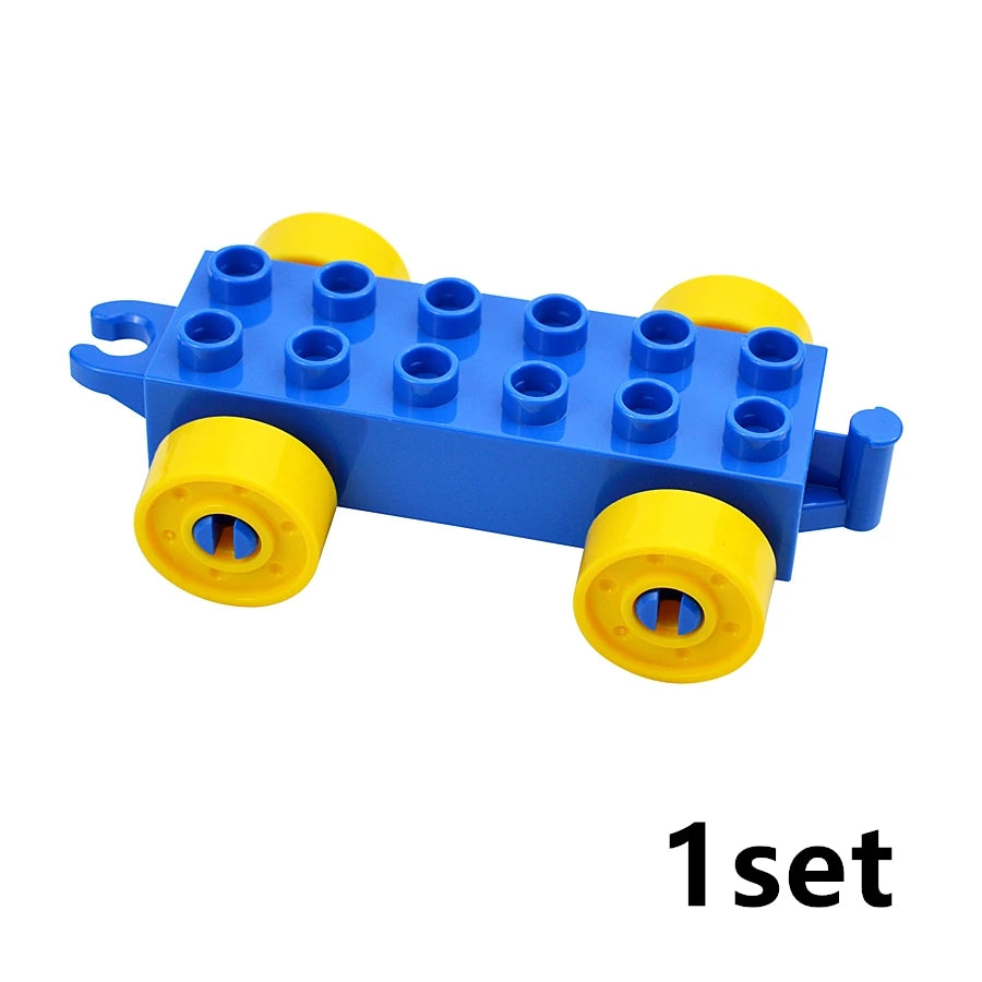 Trein en voertuigen set – Compatibel met Duplo®