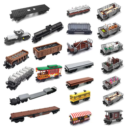 Kolenwagon Bouwset voor Trein | Compatibel met Lego Bouwblokken
