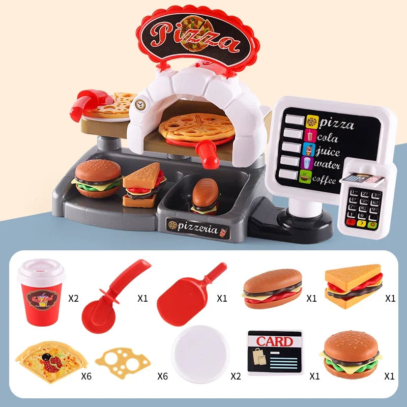 Speelgoed Fastfood Restaurant Kassa Set voor Kinderen