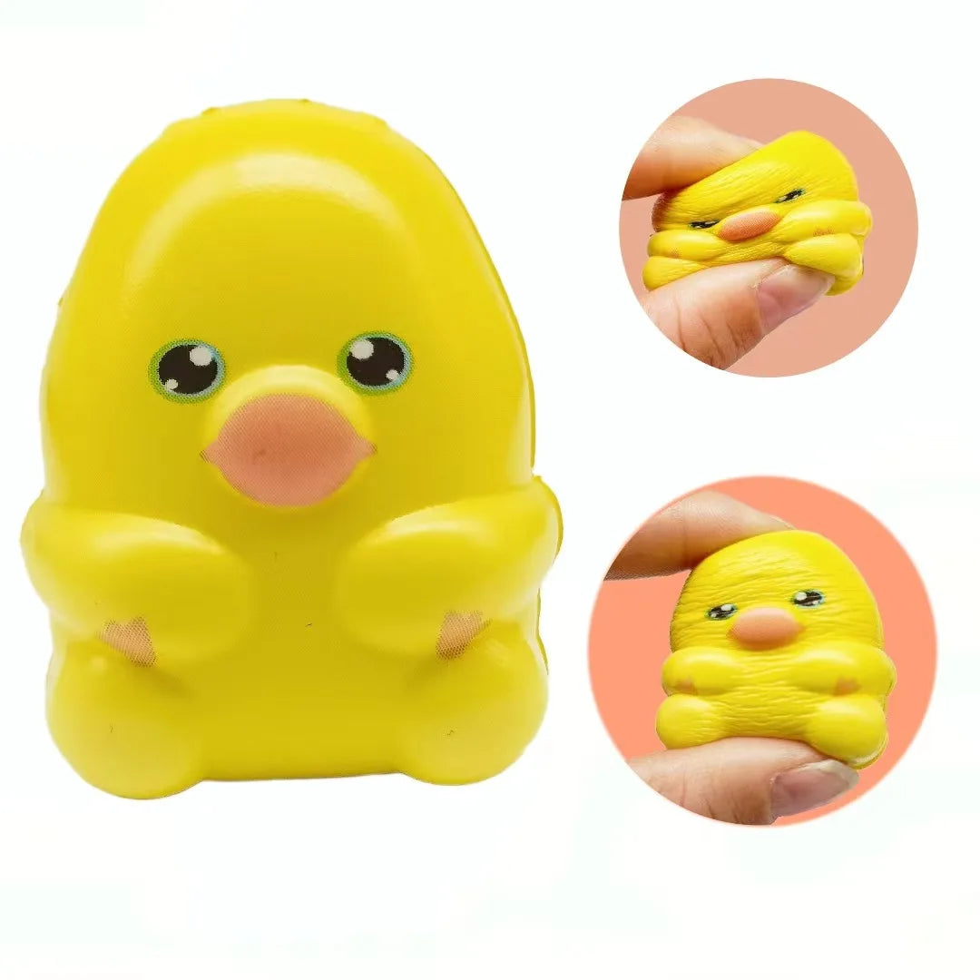 Mochi Squishy Dierenfiguren Set – Stressverlagende Fidget Speeltjes