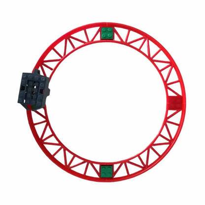 Set van 10 Technische Bouwstenen en Rails voor Achtbaan - Compatibel