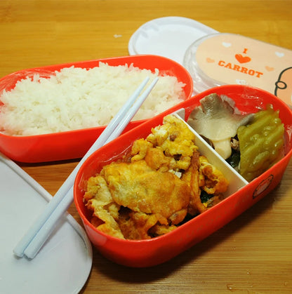 Draagbare Cartoon Lunchbox met Bestek – 600ml
