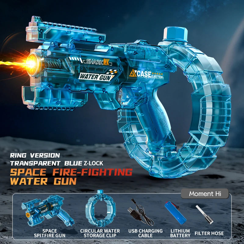Elektrisch waterpistool met automatische wateraanvoer