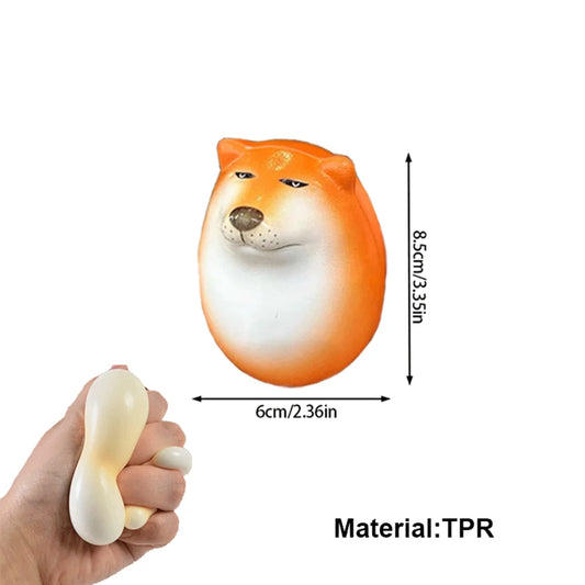 Shiba Inu beeldje in ei-vorm voor op je bureau