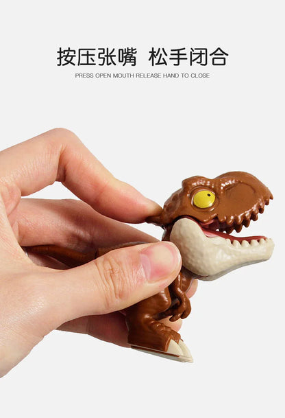 Vingerbijtende Dinosaurus T-Rex Speelfiguur met Beweegbare Gewrichten