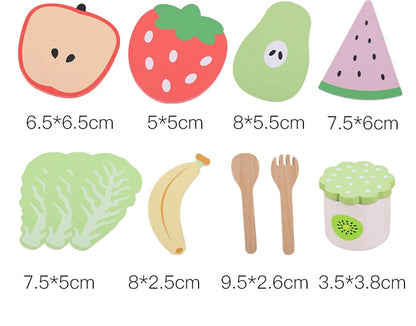 Houten Speelgoed Eten Snijset voor Kinderkeuken (3-6 jaar)