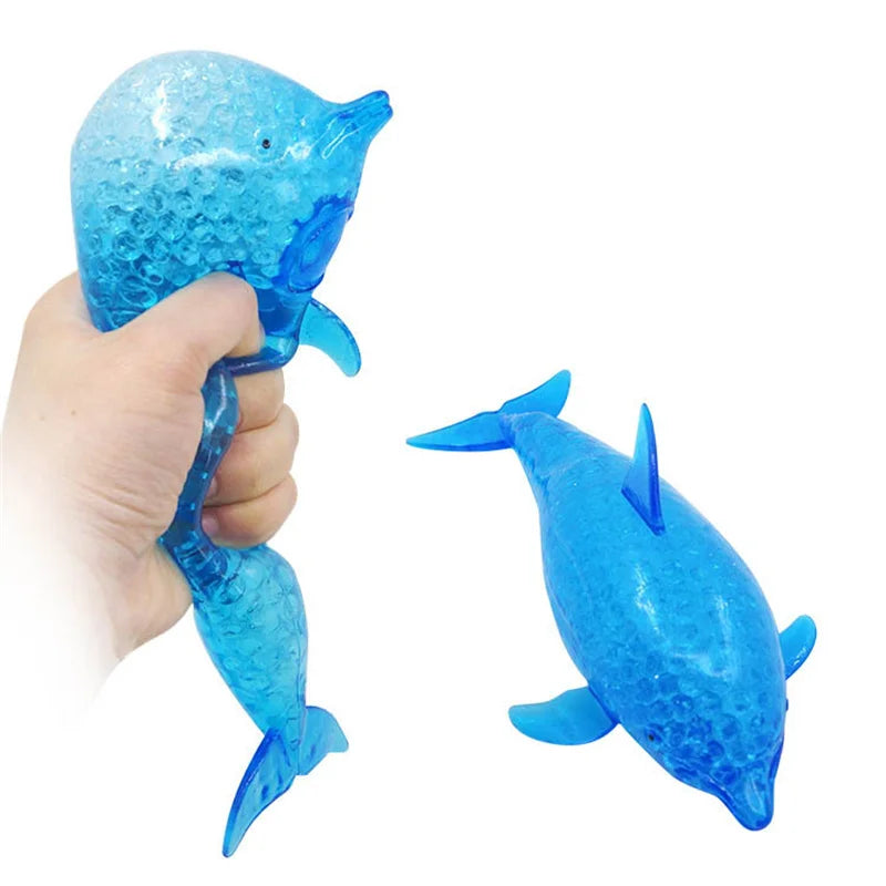 Rekbare Knijpballen Haai en Dolfijn – Stressbal voor Kinderen en Volwassenen