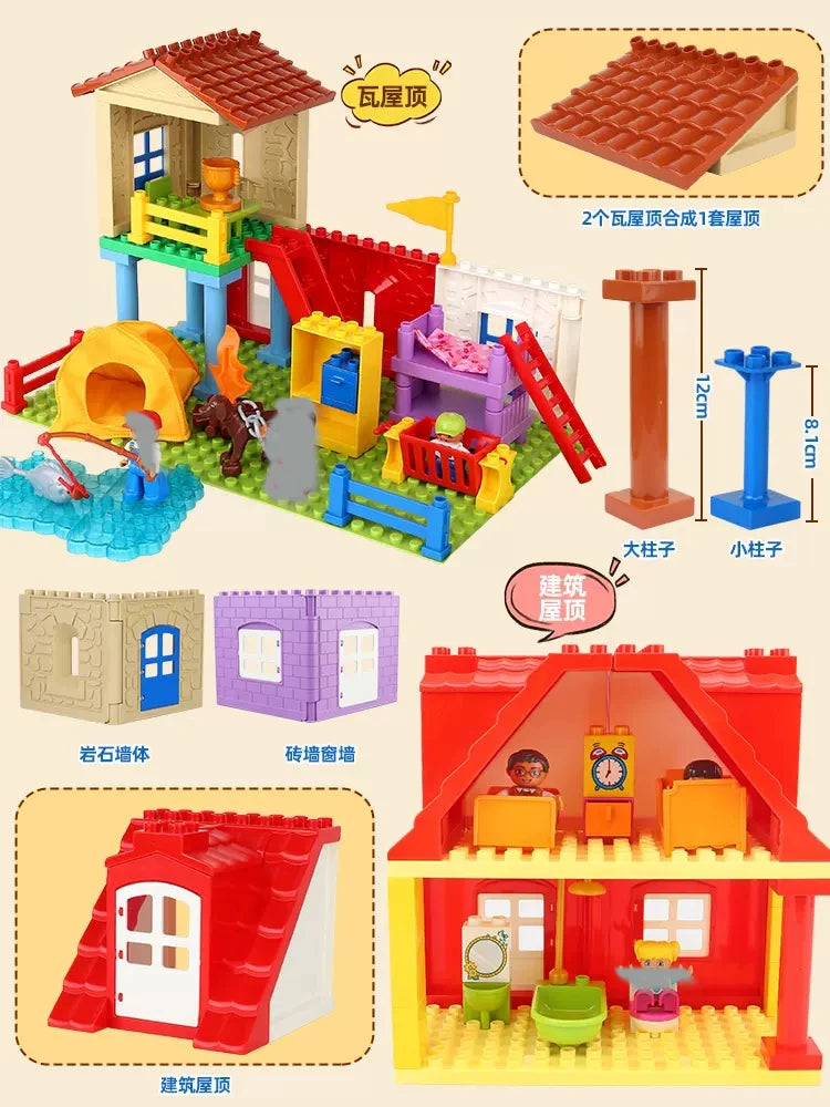 Grote Bouwblokken Set – Compatibel met Duplo