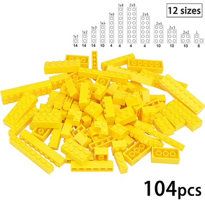 Kleine bouwstenen voor muren | Compatibel met Lego | Diverse maten