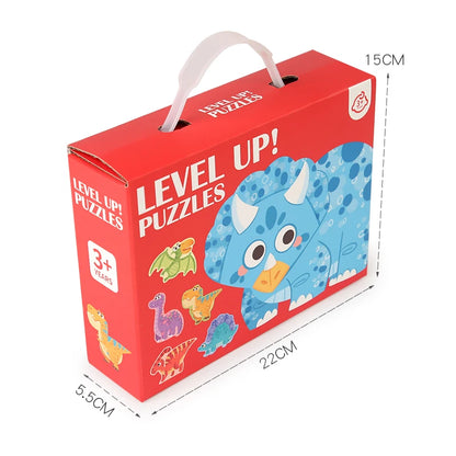 Educatieve legpuzzel set met dieren voor kinderen (verschillende moeilijkheidsgraden)