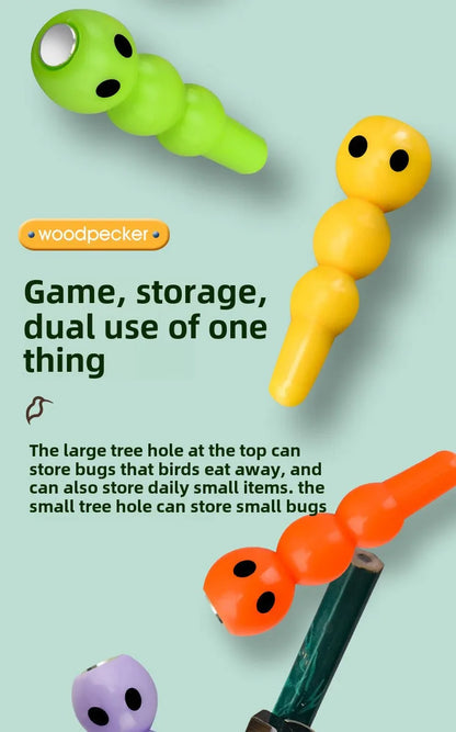 Speelgoed Specht met Magnetische Insecten | Educatief Vangspel voor Kinderen