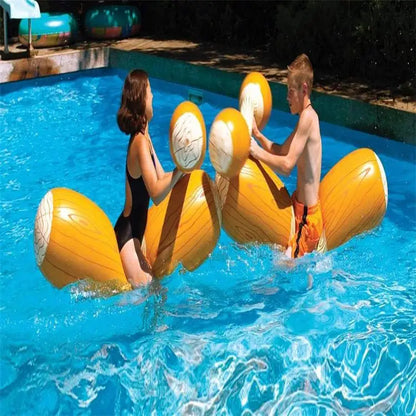 Opblaasbare Joust Set met Zwemringen en Stootstokken voor in het Water