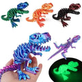 3D Geprint Draaibaar Dinosaurus Model