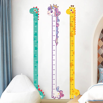 Lengtemeter Wandsticker met Dieren voor Kinderkamer