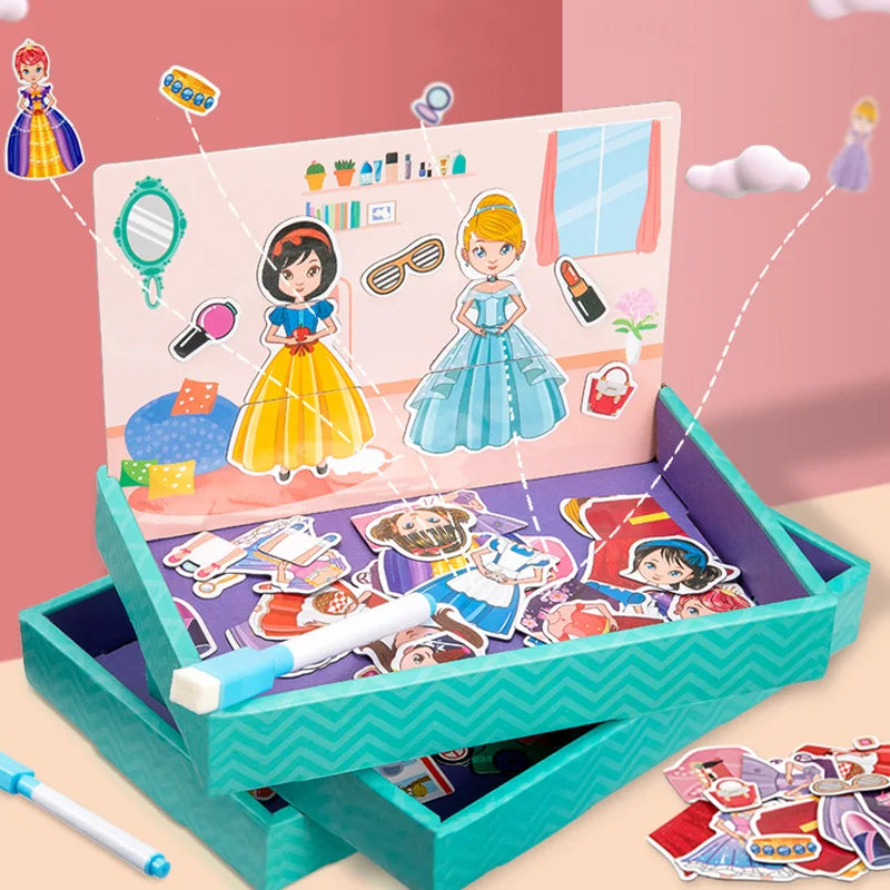 Magnetisch Teken- en Puzzelbord voor Kinderen