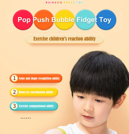 Pop Push Bubble Fidget Speelgoed voor Stressvermindering en Zintuiglijke Ontwikkeling