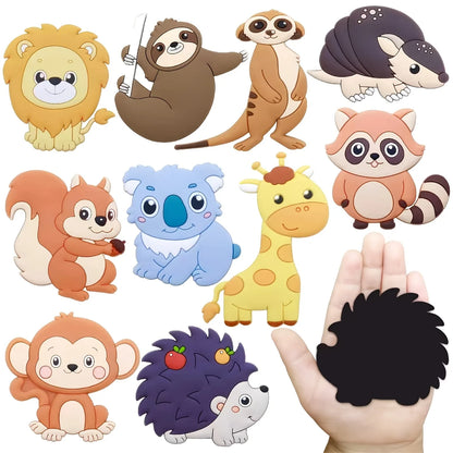 10 Dieren Magneetjes voor Koelkast en Whiteboard