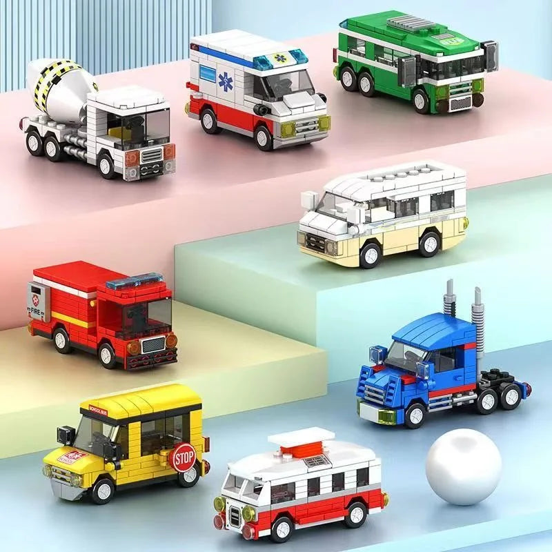 Creatieve Bouwstenen Auto | LEGO®-compatibel | 3+ jaar