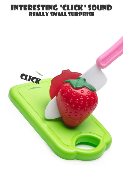 Snij Speelgoed Eten Fruit en Groenten met Opbergmandje