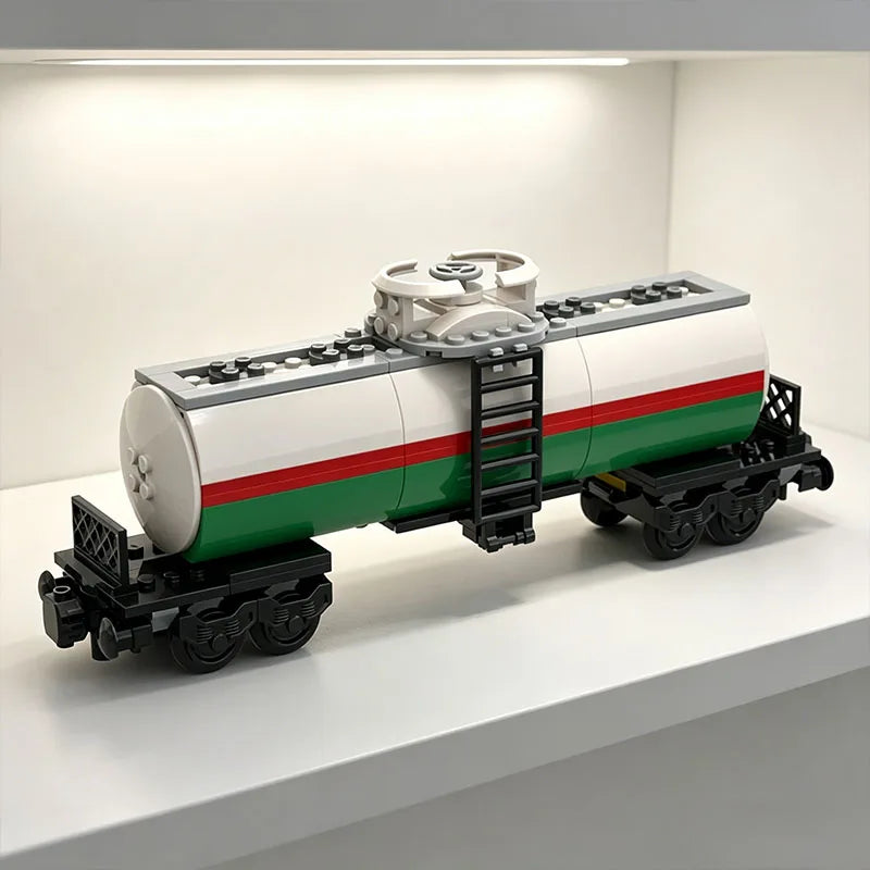Bouwset Tankwagon voor Treinbaan – Compatibel met Lego