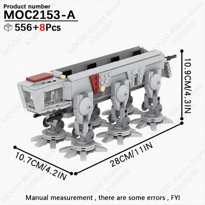 MOOXI Space Wars Bouwset: Voertuig & Tank Compatibel met LEGO®