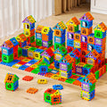 Bouwblokken Huis Set met Kleine en Grote Blokken