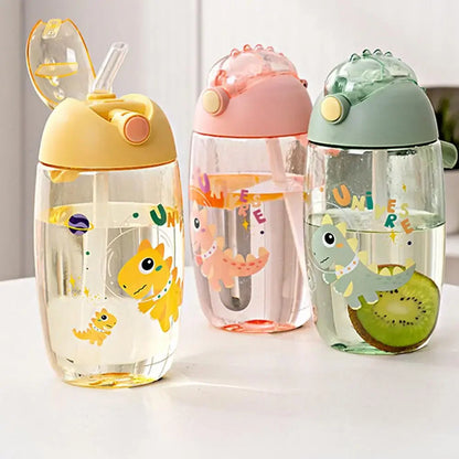 Dinosaurus Drinkbeker met Rietje voor Kinderen - 500ml