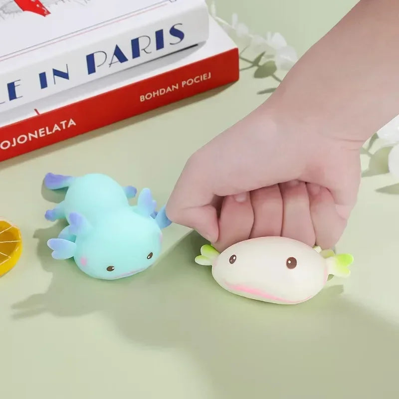Axolotl Squishy Stressbal voor Kinderen en Volwassenen