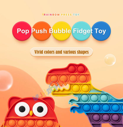 Pop Push Bubble Fidget Speelgoed voor Stressvermindering en Zintuiglijke Ontwikkeling