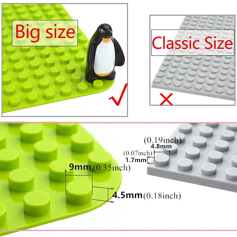 Grote Basisplaat voor Bouwblokken Universeel Compatibel met Duplo