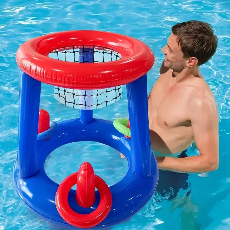 Opblaasbaar Water Basketbal en Ringwerp Spel
